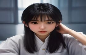 北川美绪自然光影专题写真，户外阳光下的温柔表情，画面明亮清新